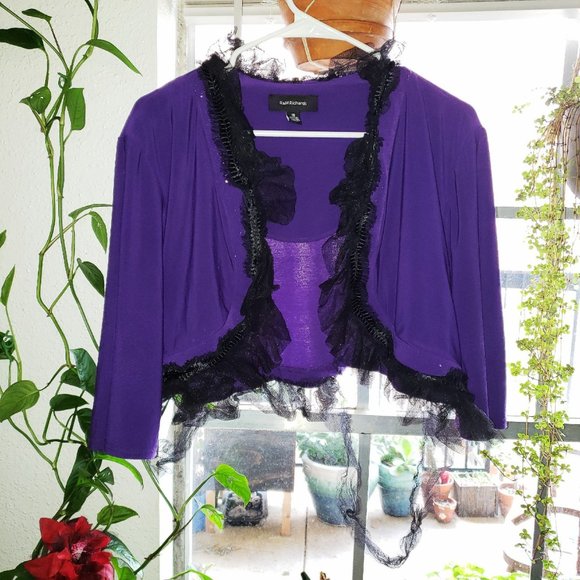 Purple Dress + Bolero Set - Picture 3 of 3